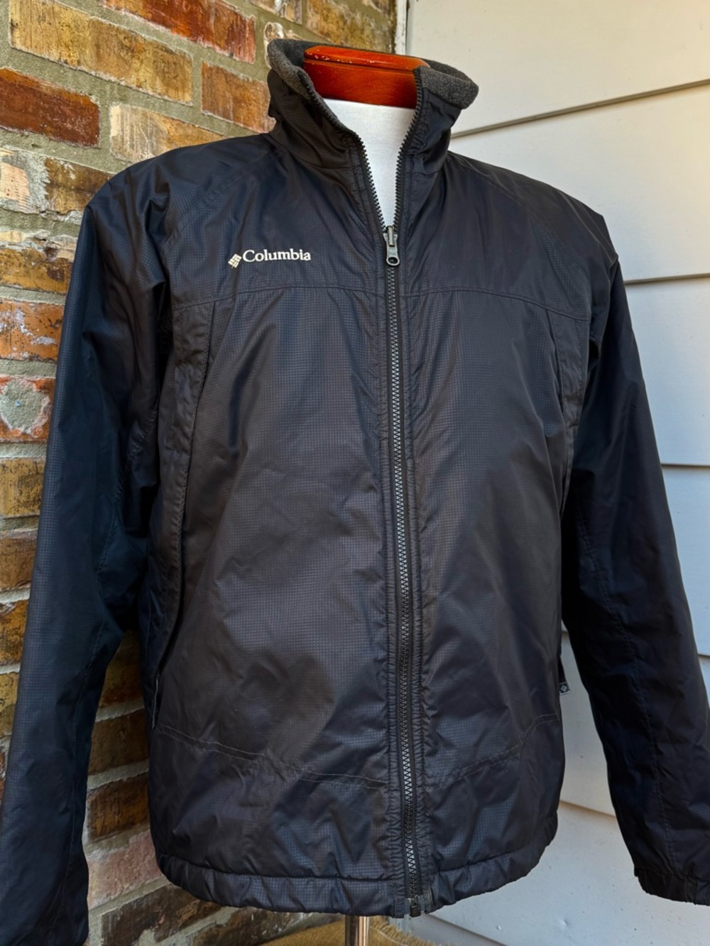 Columbia Interchange Men's Black Insulated Jacket Size Medium